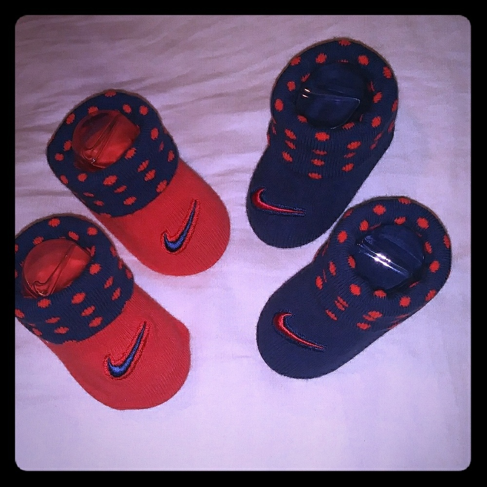 2 pairs of Nike Booties NWT